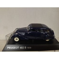 PEUGEOT 402 B 1939 BLUE 1:43 NOREV HACHETTE NO BOX DEFECT/NO LIMPIAPARABRISAS