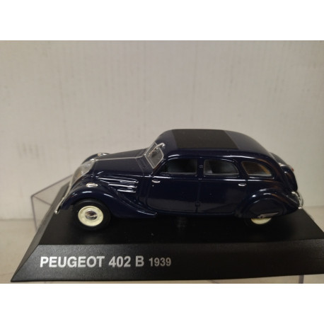 PEUGEOT 402 B 1939 DARK BLUE 1:43 NOREV HACHETTE NO BOX/V FOTOS