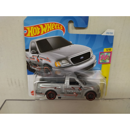 FORD F-150 1999 SVT LIGHTNING SILVER THE 5/10 90´S 1:64 HOT WHEELS