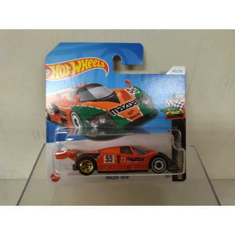 MAZDA 787B n55 ORANGE/GREEN 7/10 RACE DAY 1:64 HOT WHEELS