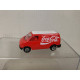 VOLKSWAGEN TRANSPORTER CM-2 COKE COCA-COLA apx 1:64 MAISTO/EDOCAR BOX