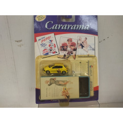 PEUGEOT 206 YELLOW + TIN BOX PEPSI-COLA 1:72 CARARAMA