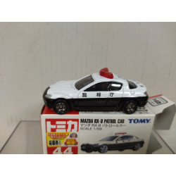 MAZDA RX-8 PATROL CAR JAPAN POLICE 1:59/apx 1:64 TOMICA 44