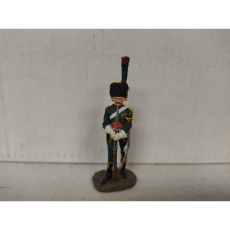 REG CAZADORES A CABALLO GUARDIA IMPERIAL (2) NAPOLEON 1:32 DelPRADO PLOMO