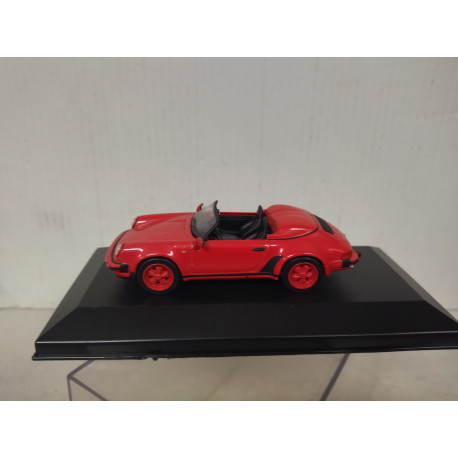 PORSCHE 911 1988 CARRERA SPEEDSTER RED 1:43 HIGH-SPEED CAJA NO ORIGINAL