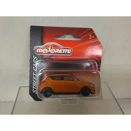 SUZUKI SWIFT SPORT ORANGE STREET CARS 1:56/apx 1:64 MAJORETTE 215B