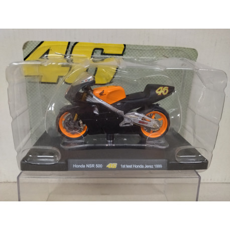 HONDA NSR 500 1999 1st TEST JEREZ VALENTINO ROSSI MOTO/BIKE 1:18 ALTAYA IXO