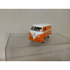 VOLKSWAGEN T1 ORANGE/WHITE 1:64 JOHNNY LIGHTNING TOMY NO BOX