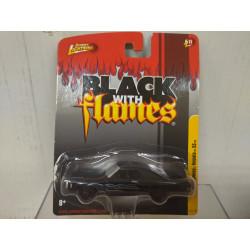 CHEVROLET IMPALA 1969 SS BLACK WITH FLAMES 1:64 JOHNNY LIGHTNING