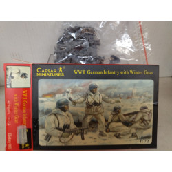 GERMAN INFANTRY WITH WINTER GEAR WW 2 1:72 CAESAR MINIATURES