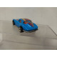 CHEVROLET CORVETTE C2 BLUE 1:64 HOT WHEELS MALAYSIA VINTAGE NO BOX