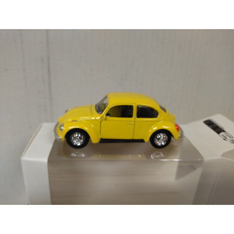 VOLKSWAGEN 1300 BEETLE YELLOW WHITE BOX apx 1:64 NOREV 3 INCHES (7,5cm)