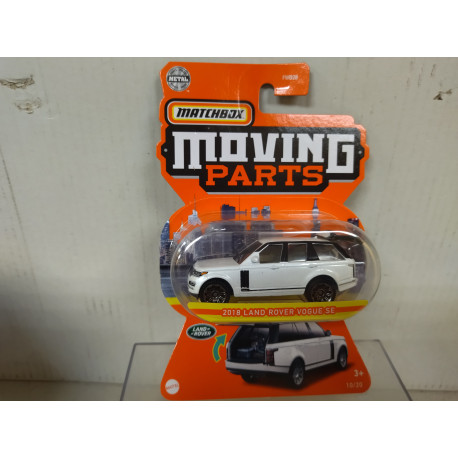 RANGE ROVER 2018 VOGUE SE WHITE MOVING PARTS 1:64 MATCHBOX