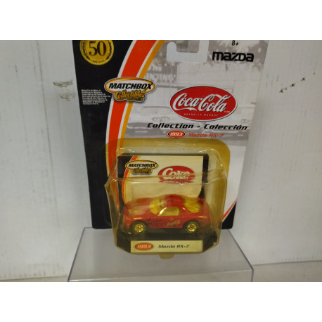 MAZDA RX-7 1993 COCA-COLA COLLECTIBLES 1:64 MATCHBOX