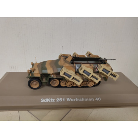 Sd.Kfz.251 WURFRAHMEN 40 GERMANY WW 2 1:43 ATLAS IXO