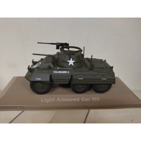 M8 LIGHT ARMORED CAR US ARMY WW 2 1:43 ATLAS IXO