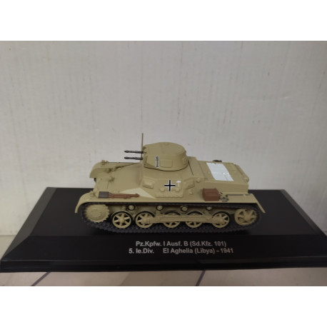 Sd.Kfz.101 PANZER I Ausf B 1941 5 le.Div DAK GERMANY WW 2 1:43 ALTAYA IXO