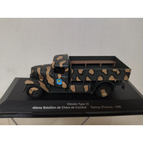 CITROEN TYPE 23 1940 49e BAT CHARS COMBAT FRANCE WW 2 TRUCK 1:43 ALTAYA IXO