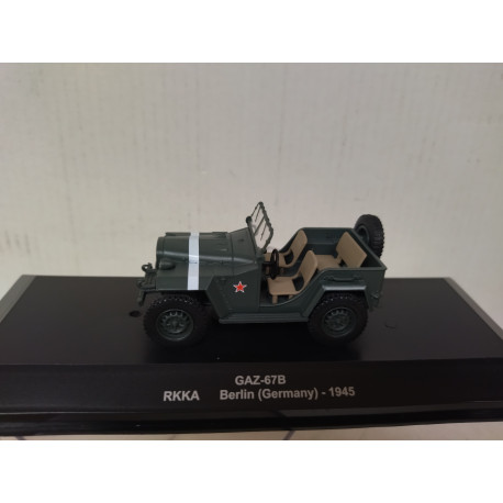 GAZ-67B 1945 RKKA RUSSIAN ARMY WW 2 1:43 ALTAYA IXO