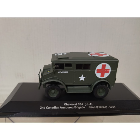 CHEVROLET C8A HUA 1944 2nd CANADIAN ARM BRIG CAEN WW 2 1:43 ALTAYA IXO