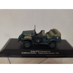 DODGE WC57 1944 COMMAND CAR 1st MARINES DIV PELELIU WW 2 1:43 ALTAYA IXO