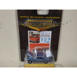 PONTIAC CATALINA 1962 SUPER DUTY BLUE AMERICAN MUSCLE 1:64 ERTL