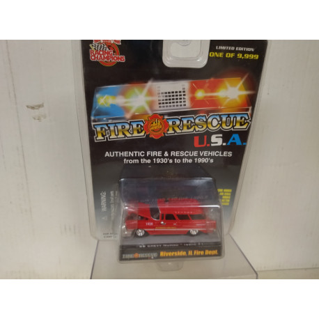 CHEVROLET NOMAD 1956 USA FIRE RESCUE BOSTON 1:64 RACING CHAMPIONS