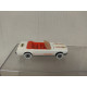 FORD MUSTANG 1965 CONVERTIBLE WHITE 1:64 HOT WHEELS MALAYSIA NO BOX