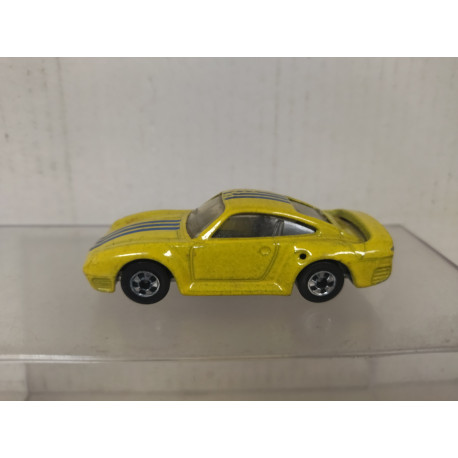 PORSCHE 959 YELLOW 1:64 HOT WHEELS MALAYSIA NO BOX