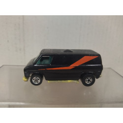 GMC VAN BLACKWALL A-TEAM 1:64 HOT WHEELS MALAYSIA NO BOX