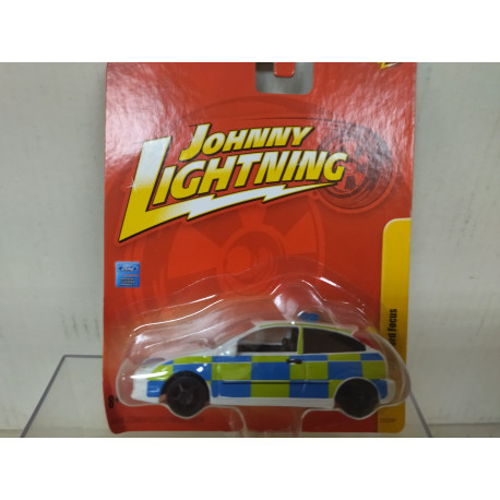 FORD FOCUS 2003 POLICE 1:64 JOHNNY LIGHTNING