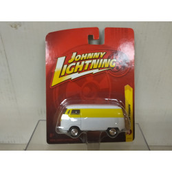 VOLKSWAGEN T1 1965 TRANSPORTER YELLOW/WHITE 1:64 JOHNNY LIGHTNING