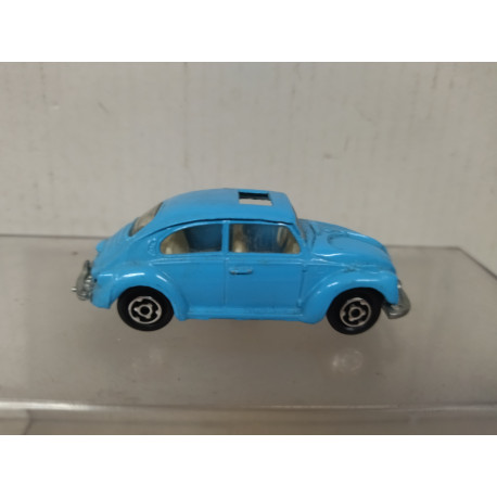 VOLKSWAGEN 1302 BEETLE/COX BLUE LIGHT 1:60/apx 1:64 MAJORETTE 203 NO BOX