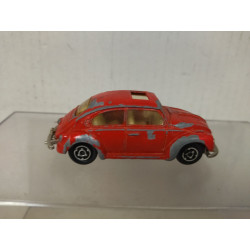 VOLKSWAGEN 1302 BEETLE/COX RED 1:60/apx 1:64 MAJORETTE 203 NO BOX