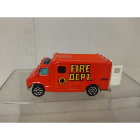 FIRE SQUAD SERIES AMBULANCE 1:64 HOT WHEELS MALAYSIA NO BOX