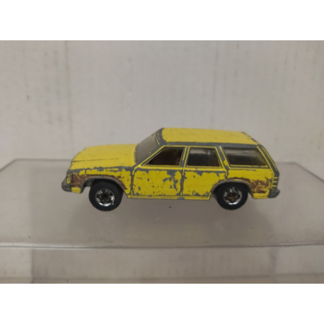 DODGE ARIES WAGON YELLOW 1:64 HOT WHEELS HONG KONG NO BOX