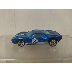 FORD GT40 n59 BLUE 1:64 HOT WHEELS MALAYSIA NO BOX