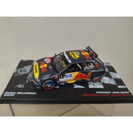 PEUGEOT 306 MAXI 2021 RALLY MONTBLANC LOEB 1:43 ALTAYA IXO