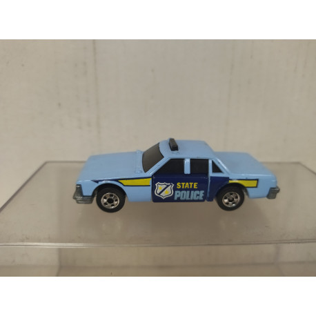 POLICE STATE BLUE CRACK-UPS 1:64 HOT WHEELS HONG KONG NO BOX