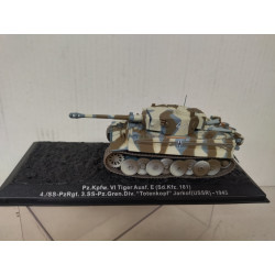 Sd.kfz.181 TIGER Auf E 1943 3 Pz DIV TOTENKOPF WW 2 1:43 ALTAYA IXO