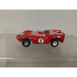 CHAPARRAL GT n1 ROJO apx 1:64 GUISVAL VINTAGE CAMPEON RUEDAS MAL BOX