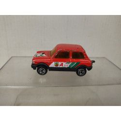 AUTOBIANCHI A112 RED 1:53/apx 1:64 MAJORETTE 270 NO BOX