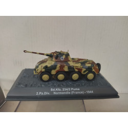 Sd.kfz.234/2 PUMA 1944 2 Pz Div NORMANDIE WW 2 1:43 ALTAYA IXO