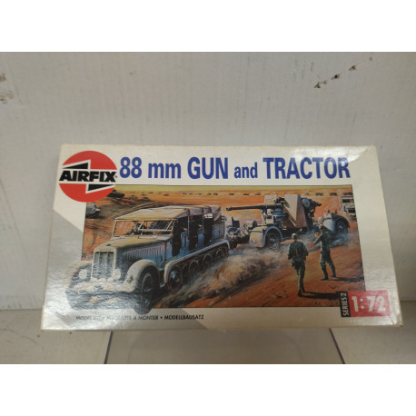 88 mm GUN AND TRACTOR MODEL KIT 1:72 AIRFIX 02303