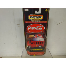 CHEVROLET TRANSPORTER BUS COCA-COLA COLLECTIBLES 1:64 MATCHBOX