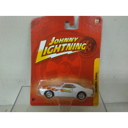 PONTIAC FIREBIRD 1967 WHITE/FLAMES 1:64 JOHNNY LIGHTNING