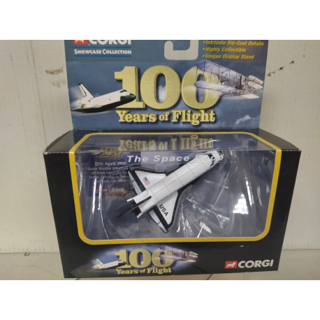 SPACE SHUTTLE COLUMBIA SPACE 100 YEARS FLIGHT apx 1:144 ? CORGI 90143