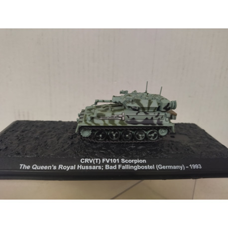 CRV(T) FV101 SCORPION 1993 THE QUEEN´S ROYAL HUSSARS 1:43 ALTAYA IXO