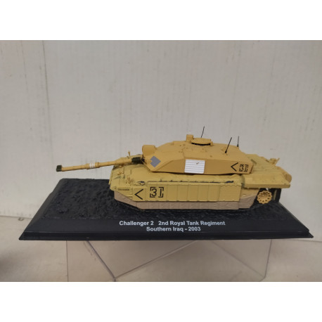 TANK CHALLENGER 2 2003 IRAQ 2nd ROYAL REG 1:72 ALTAYA IXO DEFECTUOSO/URNA ROTA