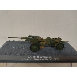 sK 18 10,5 cm KANONE 1942 15 Pz Div EL ALAMEIN WW 2 1:72 ALTAYA IXO